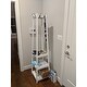 Vassen 3-Tier Storage Shelf Standing Coat Rack - 72"h x 17"l x 17"l